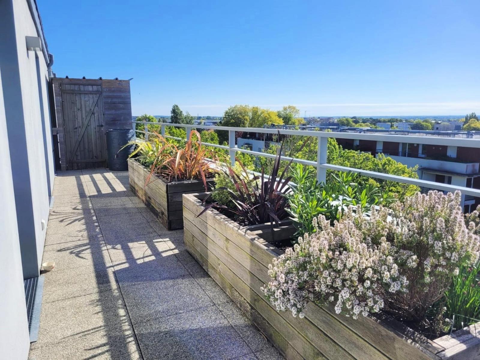 Le Nid : Rooftop Moderne Surplombant La Ville Nantes Eksteriør bilde